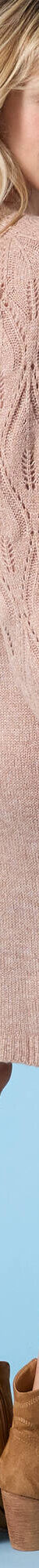 Robe pull Spécial Petites, maille fantaisie toucher doux (noisette chiné) Robe pull Spécial Petites, maille fantaisie toucher doux (noisette chiné)